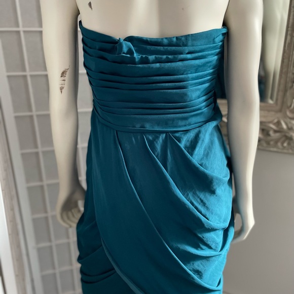 Karen Millen Mini Bubble Green Dress sz10 - Picture 2 of 5